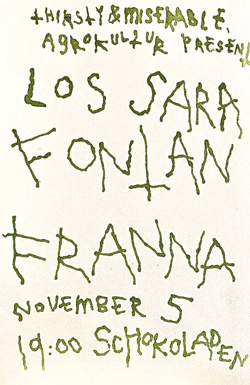 Los Sara Fontán (esp) + Franna (bln)