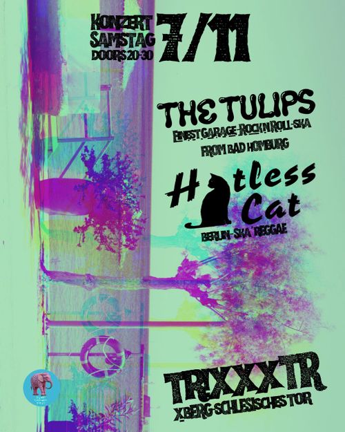The Tulips (Garage Rock'n'Roll) + Hatless Cat (Berlin Ska & Reggae)