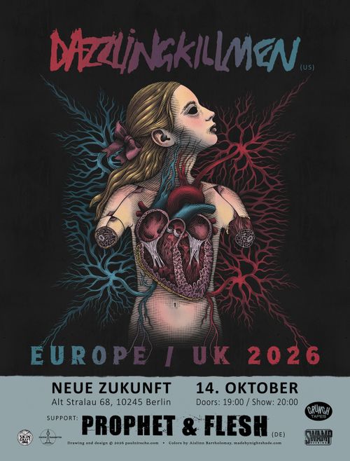 DAZZLING KILLMEN (US) + PROPHET & FLESH