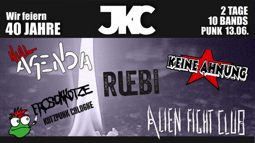 40 Jahre JKC Teil 2: Punk Night mit 5 Bands!