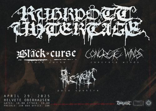 BLACK CURSE + CONCRETE WINDS + PALE SPEKTRE